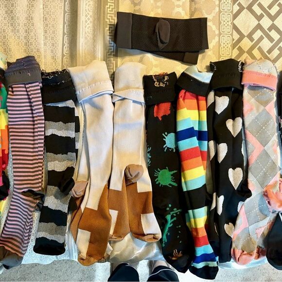 Colorful Women's support Socks Collection - Picture 1 of 1